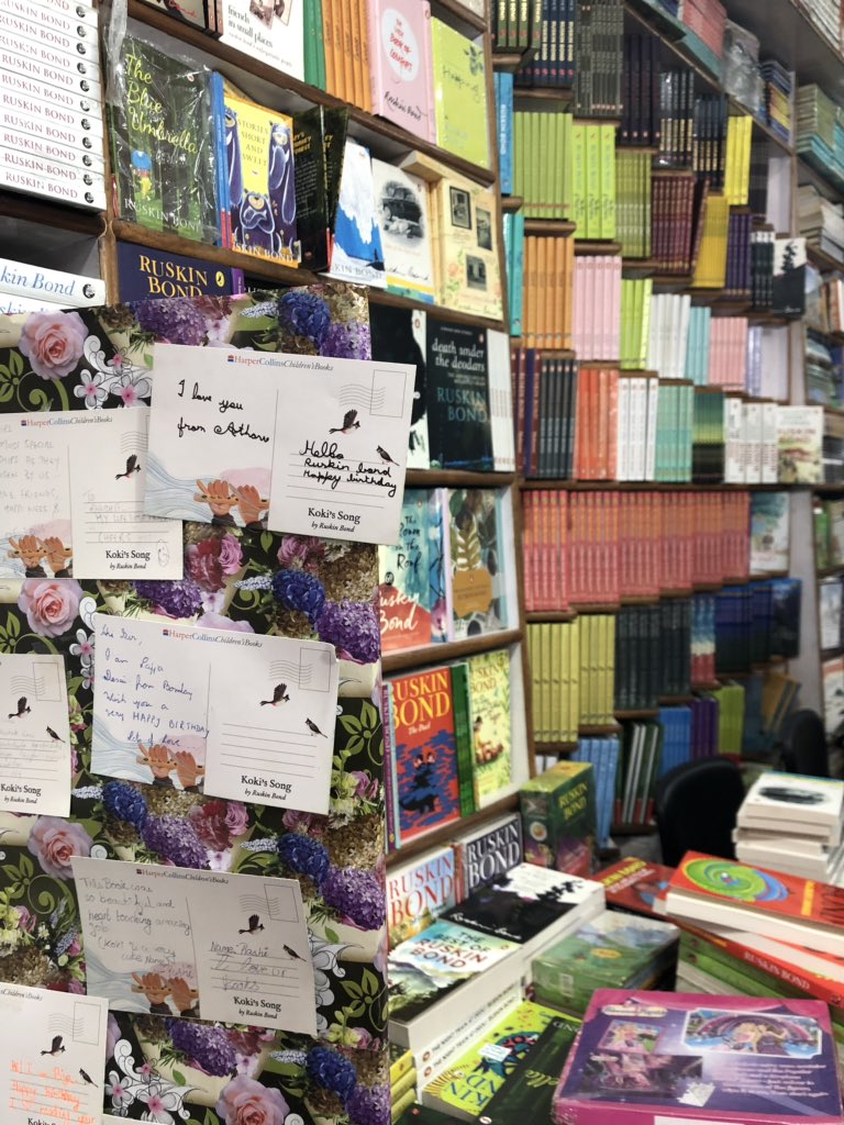 Are you in Mussoorie? Do stop by for the launch of <a href="/RealRuskinBond/">Ruskin Bond</a>’s new book #ComingRoundTheMountain at Cambridge Book Depot on the Mall Road on May 19th - 3:30pm onwards!

How many of you know what’s special about the day?