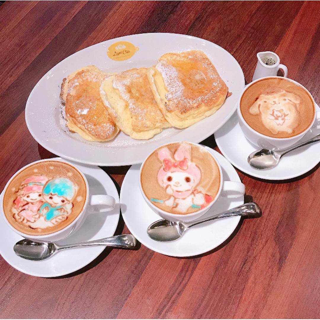 Naoki コーヒーの上に絵を描くだけの人 على تويتر ちなみに自分は今愛知県にあるlight Cafe 長久手店という所でラテアートを提供しています アンパンマンラテアートもうちで注文可能です ラテアートだけではなくパンケーキもとても美味しいので是非来てください