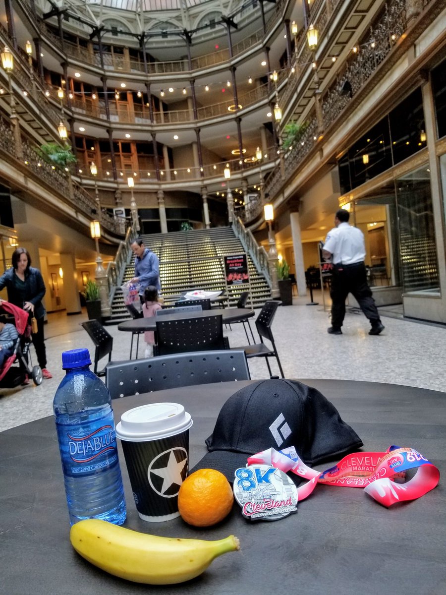 grrvin's tweet photo. Slow 8k. JK. Survived the CLE monsoon. Saved some juice for tomorrow's #CleHalf. Victory #PromisedLandLatte from @RisingStarCLE!
@clevemarathon #CLE #RunCLE #RunTheLand #conquertheland #CLEMarathon https://t.co/7EJNpfOaJt