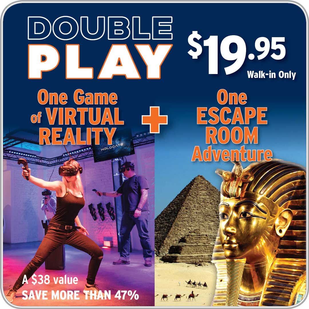 Tenpin Eatery on Twitter "Fun? I’ll have a double. capecodmall escaperooms virtualreality 