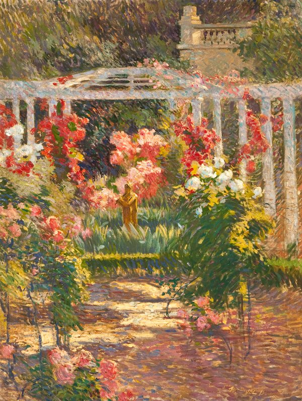 #Art #WilliamDeLeftwichDodge The Artist’s Garden, ca. 1916