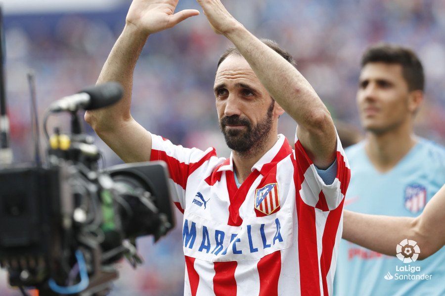 Juanfran, en su último partido con el Atlético de Madrid (Foto: LaLiga).