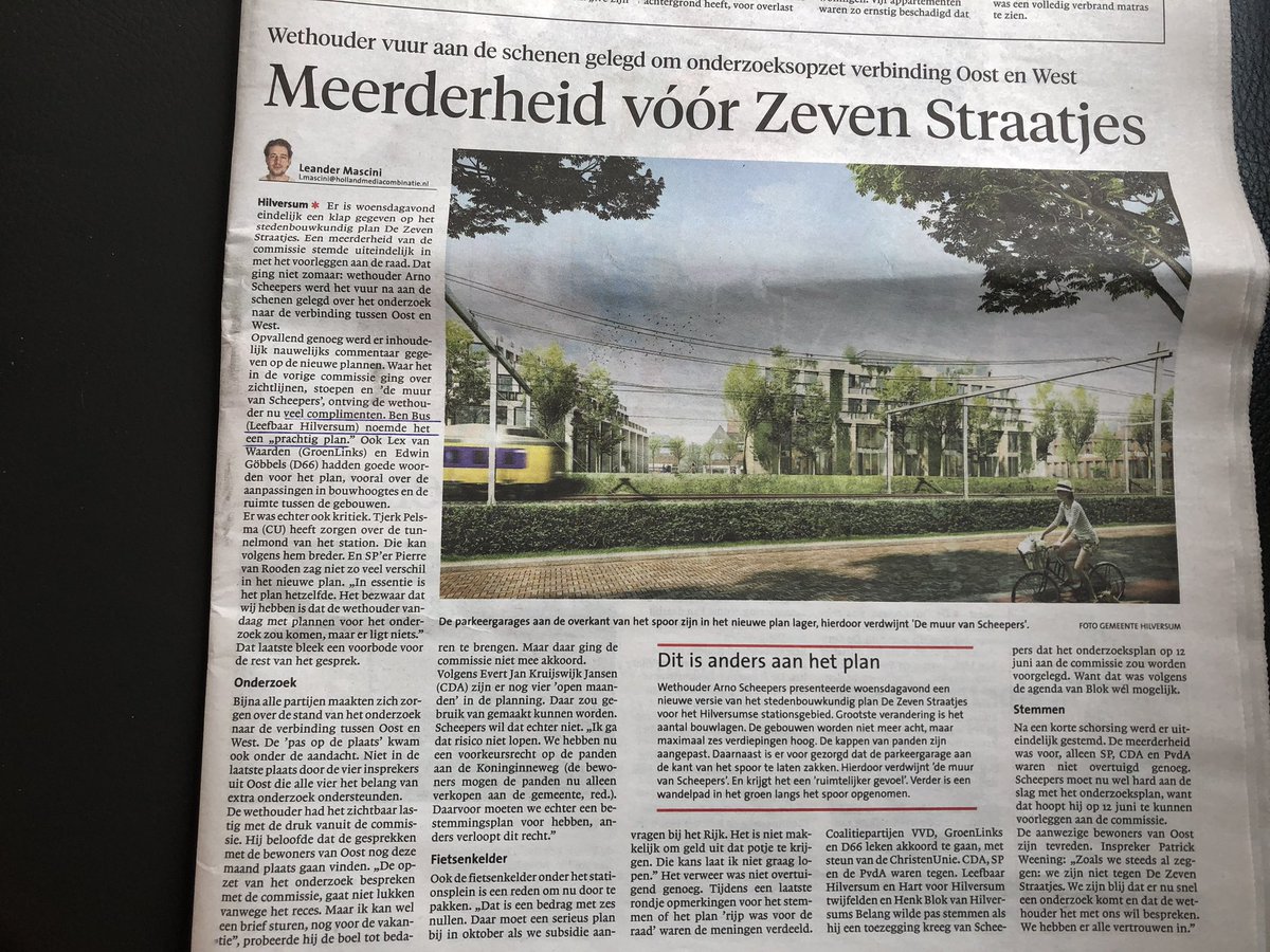 LH vindt het belangrijk om nu snel vaart te maken met het vernieuwen van het stationsgebied. Wij zijn voor onderzoek voor de beste oplossing voor de Kleine Spoorbomen. Al 3 jaren zijn we bezig met plannen maken, in de vorige  College periode zaten CDA en SP en nu zijn ze tegen..