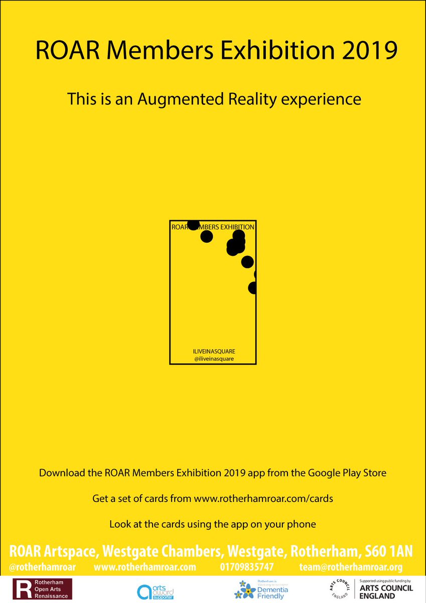 MusicalMrFox's tweet image. I am excited by the idea of #music and #art in/for #VirtualReality and #AugmentedReality (I have plans to compose something specific for these spaces!), so I'm really pleased to have some work in an AR exhibition with @rotherhamroar coming very soon! rotherhamroar.com/cards/