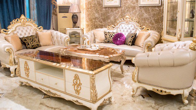 FoshanJamesBond's tweet image. The leather of rice white is tie-in white wood, add the ornament of 14k gold jamesbond-furniture.com #classicsofaset #traditionalsofastyles #classicleathersofa #traditionalsofaset