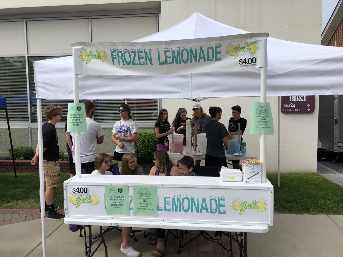SHSRamathletics's tweet image. Zul’s Frozen Lemonade at Mayfest to support the Ram Pride Scholarship Fund for Athletics.  $4.00 in front of BB&amp;amp;T! @Zulseast
