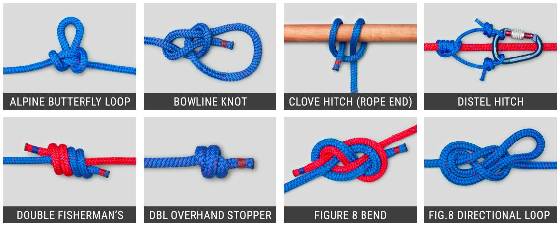 Kamloops SAR on X: Being able to tie certain knots are integral skills  required in ground #searchandrescue, & are part of the initial training for  that very reason. This site helps break