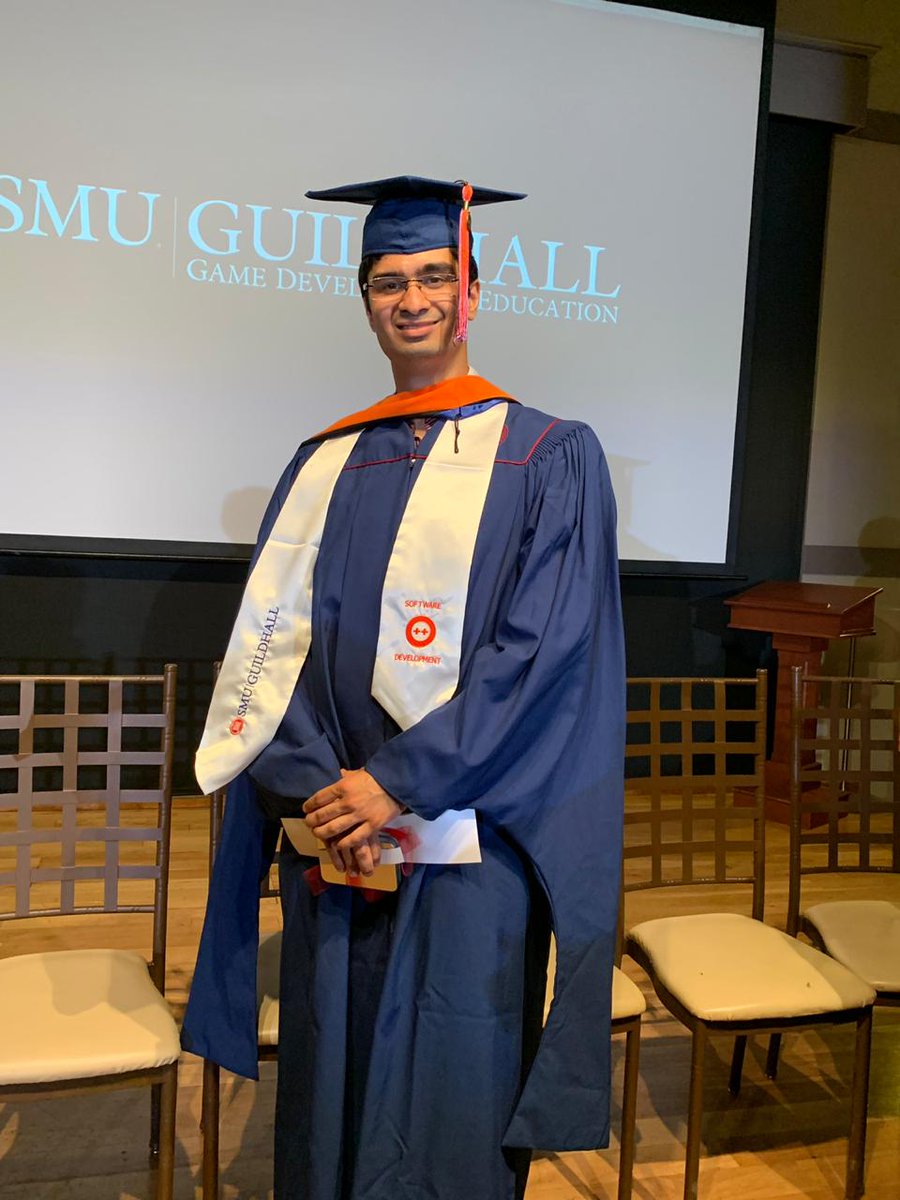 Congratulations Abhishek and the class of 2019 at #Guildhall #SMUgrad