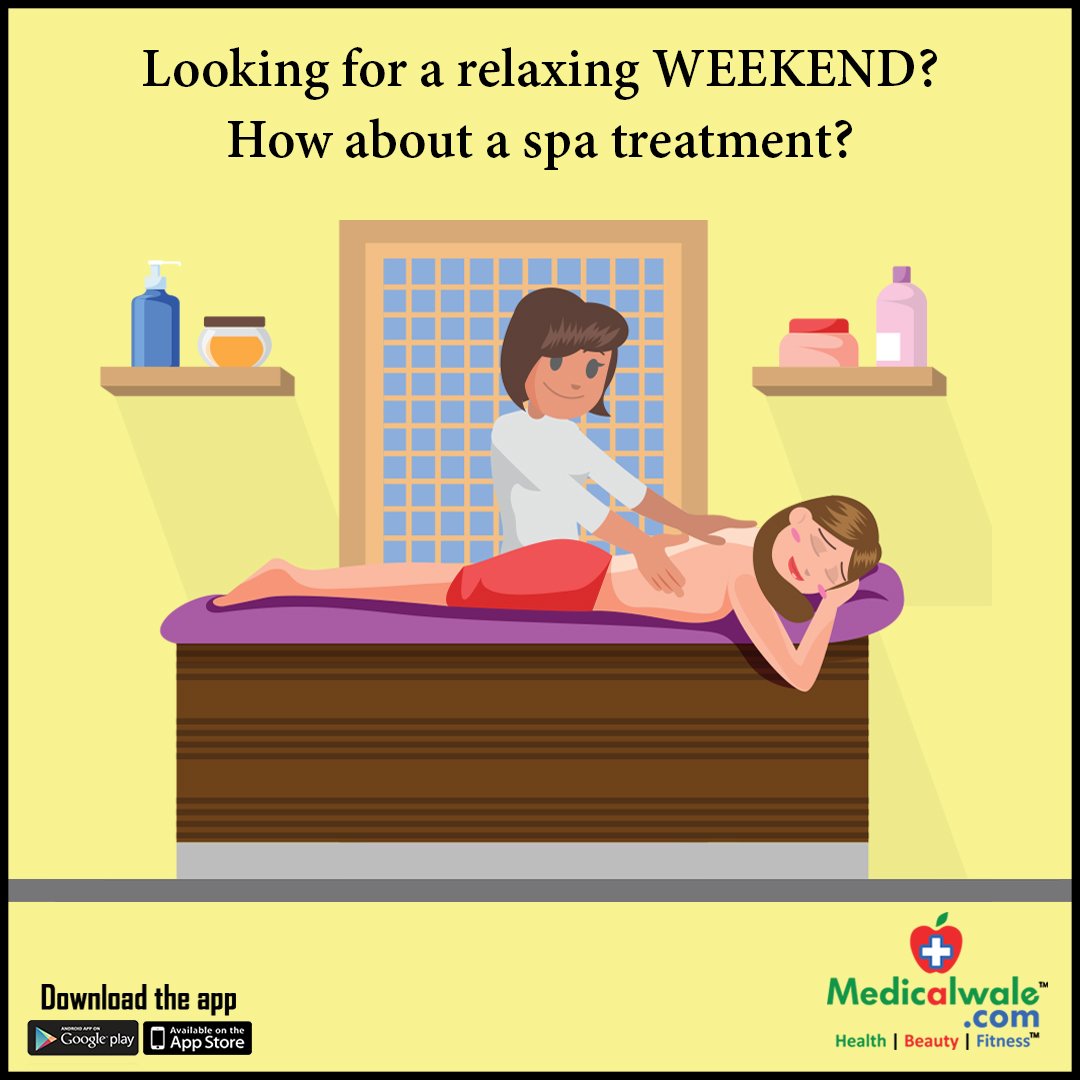 Medicalwalecom's tweet photo. Pamper your body and mind with a relaxing spa treatment with https://t.co/7qhcFC0viS

Download app- https://t.co/MOfWdGdGbI
#Medicalwale  #Health_Needs #Download #MedicalwaleApplication #Spa #SpaTreatment #Weekend #Relax #Massage #Relief #Refresh #Body #Treatment #Woman #Fit https://t.co/mBQZ6WxBTf