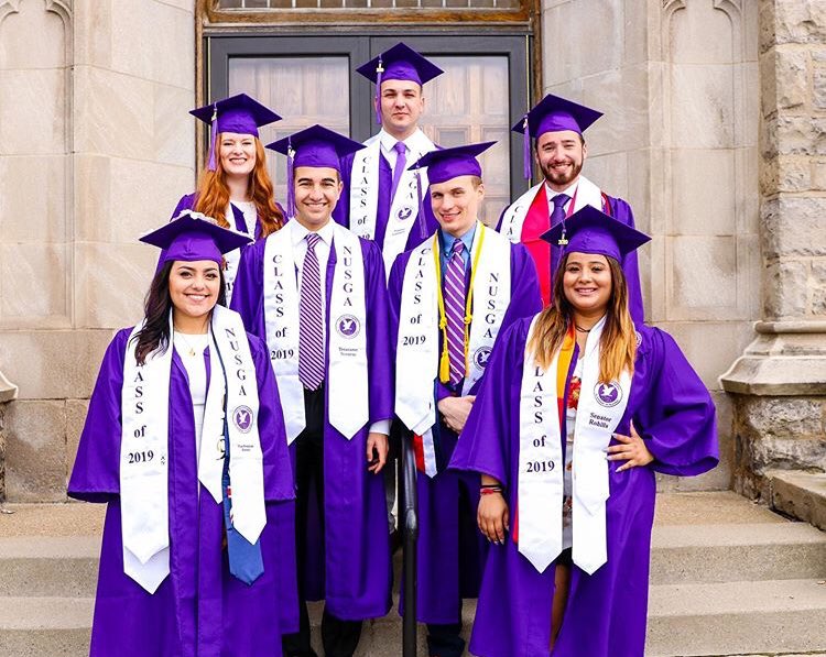 A huge congratulations to the Class of 2019 on graduating TODAY! You did it!
Get ready to spread your wings and take on the world! 🦅💜