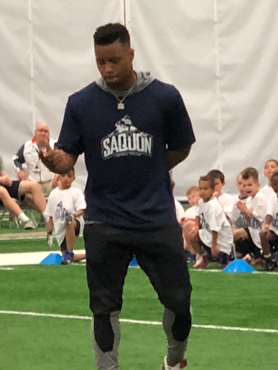 hzerbe6's tweet photo. @saquon @ProCamps 
Awesome day with our hero, Saquon! https://t.co/DTBa5OtP5x