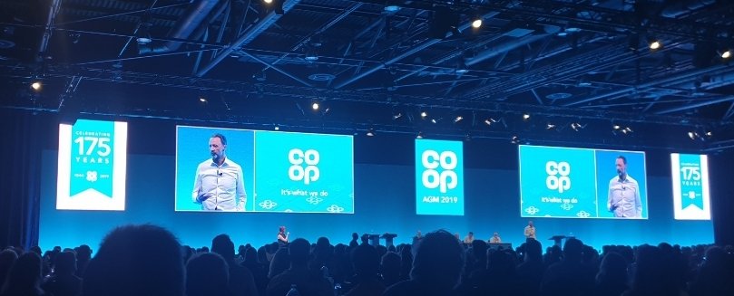 ferg_kev's tweet photo. Great to be in Manchester today at #CoopAGM2019 #itswhatwedo https://t.co/53jf6pl7ed