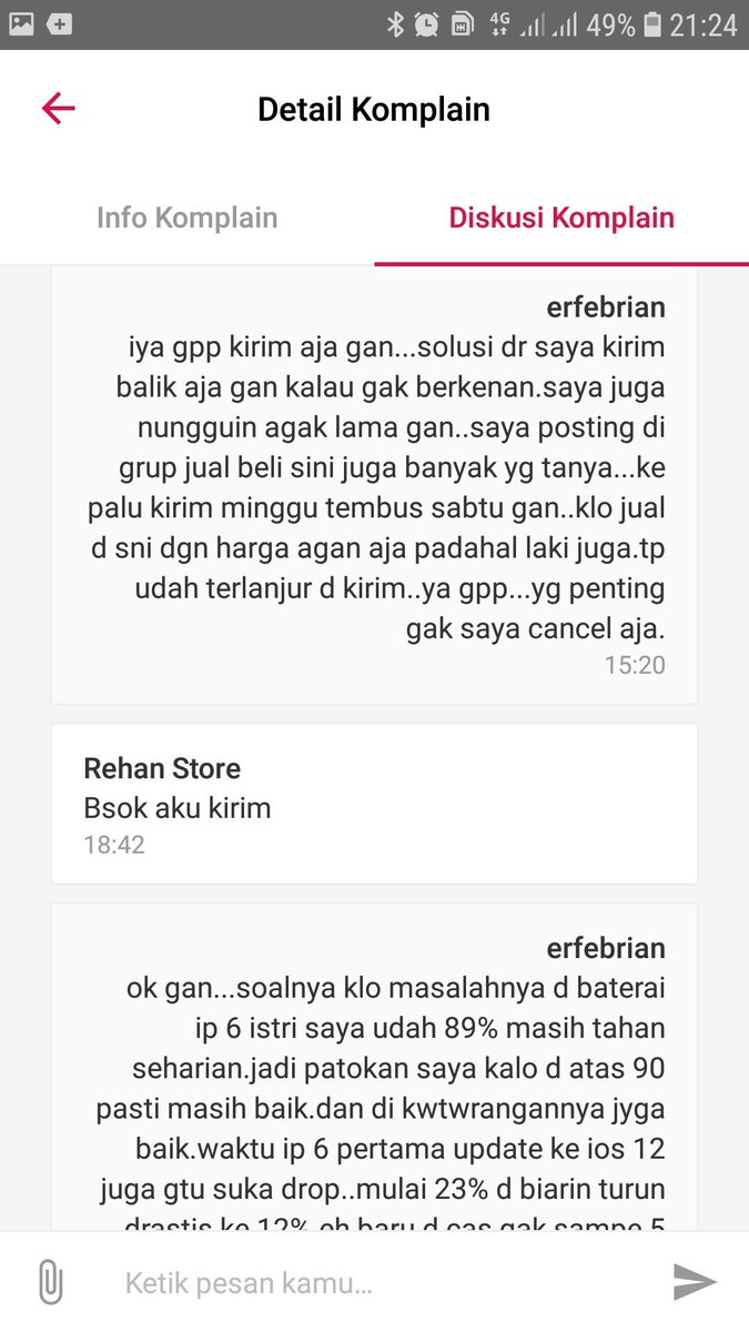 elpheaja's tweet photo. @BukaBantuan screen shoot part 2 https://t.co/kjhYx7BBOP