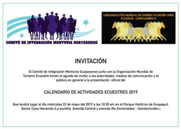 LarreaEdson's tweet photo. #TurismoEcuestre
#Guayas
#OMTE
🐎🐎🐎🇪🇨🇪🇨🇪🇨
Presentación del Calendario de Actividades Ecuestres 2019
22/05 🗓️
10:30 🕗
Sector Casa Hacienda Parque Histórico Guayaquil 🏘️ https://t.co/uCcMNCx8eI