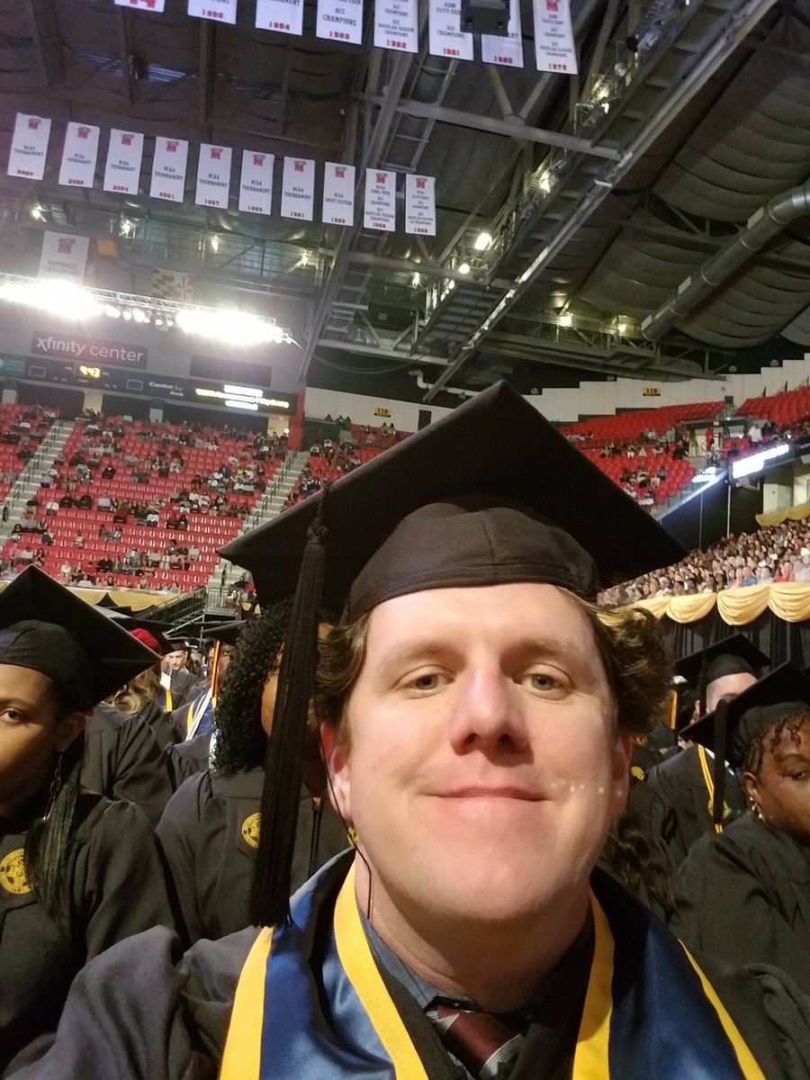DarthGator007's tweet photo. 23 years, almost to the day, after graduating high school, I'm graduating college. I'm still not sure I've learned anything. #UMUCGrad https://t.co/caRicMvVR6