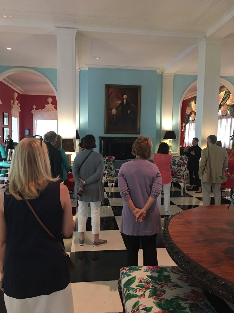 aostweets's tweet image. #AOS2019 Personal Guest Historical Art Tour @The_Greenbrier #aosonline