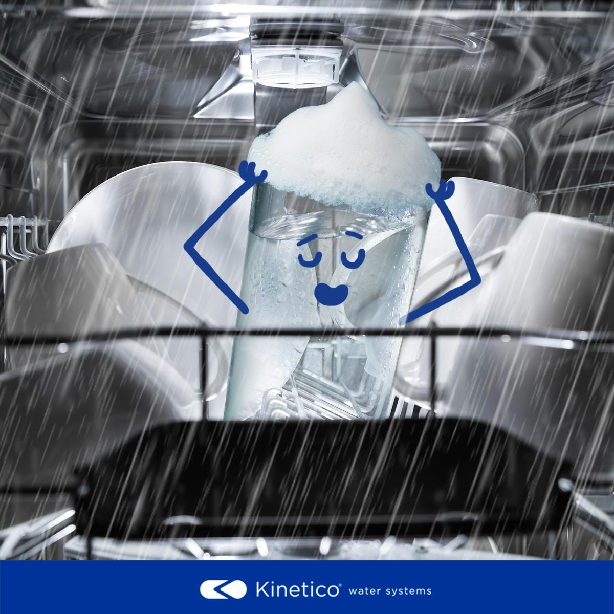TappyThoughts's tweet photo. "I love dirty dishes!" said no one ever. Washing dishes is the best because it makes me feel squeaky clean. I dream #TappyThoughts about soft water and soap cleansing all the crud and spots from off of me. #NoDirtyDishesDay #SoftWater #KineticoWater https://t.co/zBPSAhtsLb https://t.co/Un80nkQehP