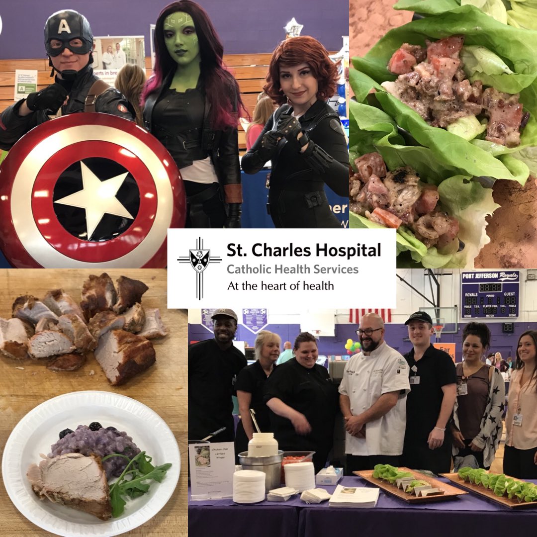 Even superheroes need a healthy  lunch. Good thing our team of award-winning chefs and registered dietitians are at <a href="/PortJeffChamber/">Port Jefferson Chamber of Commerce</a>’s <a href="/PortJeffHealth/">PJ Health & Wellness</a> Fest to save the day. Stop by this event until 1pm today to get your free samples.