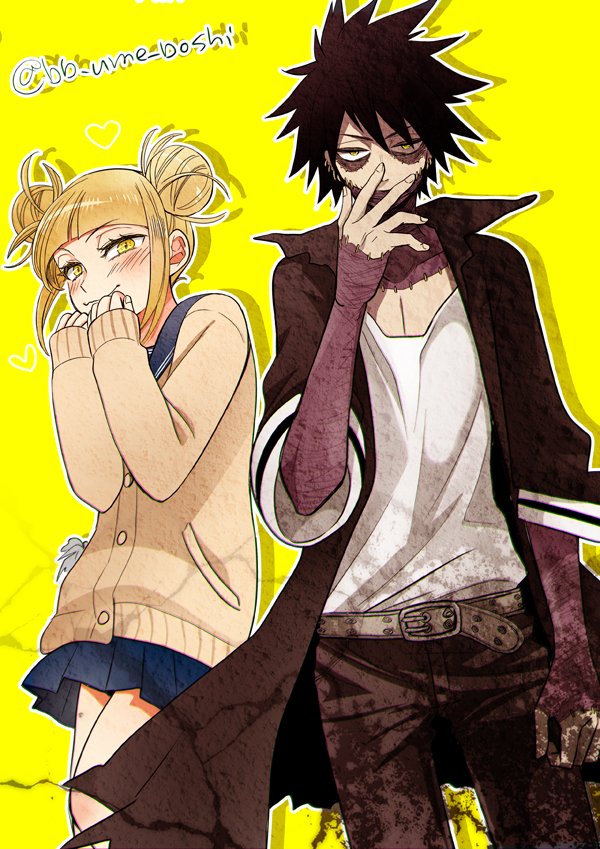 ヴぃらんのラクガキもよけてあるんだけど、まとめてアップするなら本誌でやってる今がチャンスか?
これは2年前に描いた荼毘トガです。(トガの頭がでかい…) 