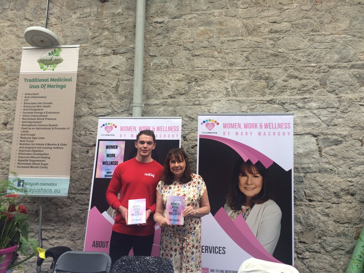blondepreneur's tweet photo. @FM104 lovely for @MaryMacRory to meet you today @TheRDS #mindbodyexperience #dublinmindbodyexperience https://t.co/T0zPNkwWFb