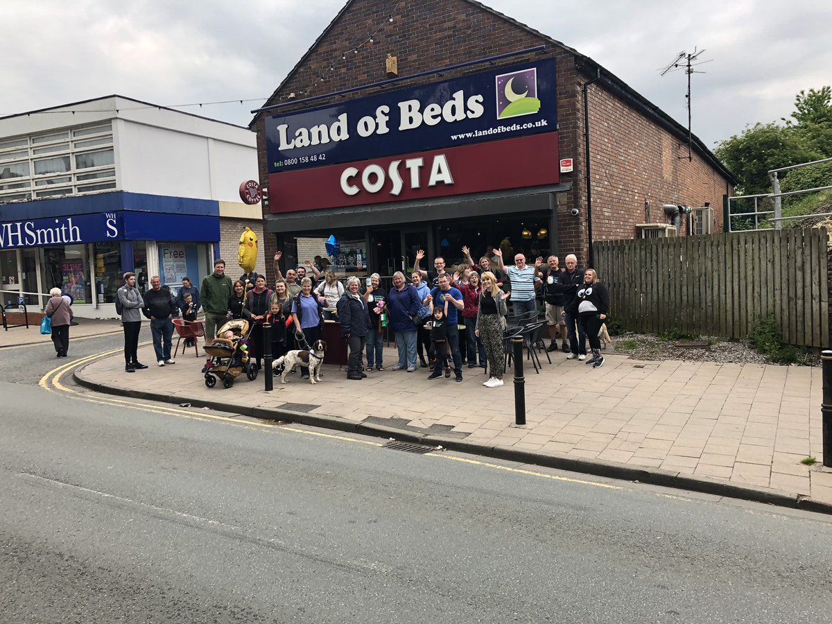 Just starting third leg of #Nanny2NannyWalk for @ChildhoodTT with lots more family and friends joining now and a fab pikachu balloon !!