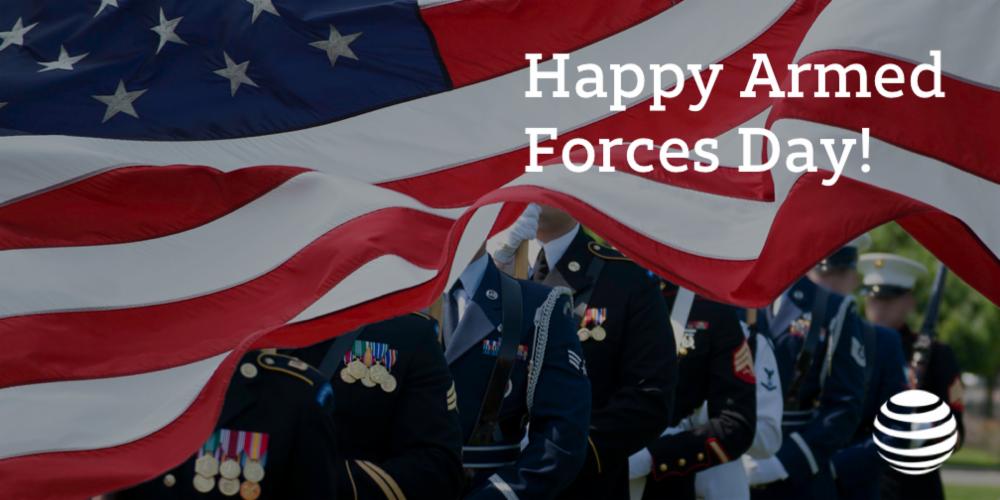 #ArmedForcesDay is a time to pay special tribute to the men and women in the Army, Navy, Marines, Air Force and Coast Guard. #ThankYou to the Servicemen and women who serve and have served. #MilitaryAppreciationMonth