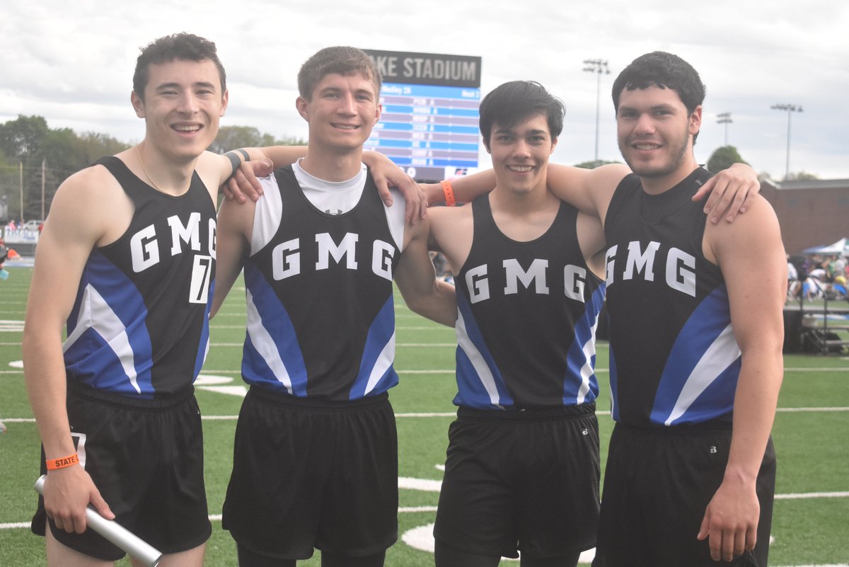 Thorn Compton (@thornonsports) on Twitter photo State track update: We have our first medalist of the day with the <a href="/GmgAthletics/">GMG Athletics</a> boys sprint medley team of Baldazo, Collins, Wobeter and Karsjen taking fifth in 1A with a 1:36.6. That's two top-five finishes for the Wolverines, pretty good for a school with no track. #iahstrk State track update: We have our first medalist of the day with the <a href="/GmgAthletics/">GMG Athletics</a> boys sprint medley team of Baldazo, Collins, Wobeter and Karsjen taking fifth in 1A with a 1:36.6. That's two top-five finishes for the Wolverines, pretty good for a school with no track. #iahstrk