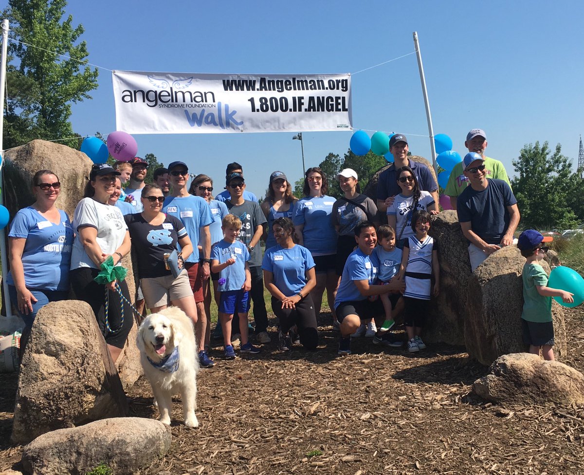 PhilpotLab's tweet photo. UNC SUPPORTS ANGELMAN RESEARCH!!  #ASF #asfwalk #UNCNeuro https://t.co/3ra1YcuEeH