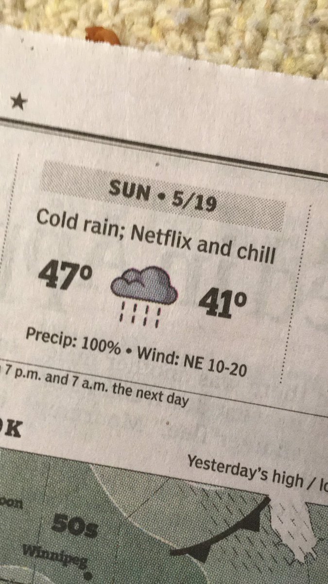 mkchapman's tweet photo. Wait for the @pdouglasweather induced baby boom after he invites @StarTribune readers to Netflix and Chill. https://t.co/tuACUg0GBU