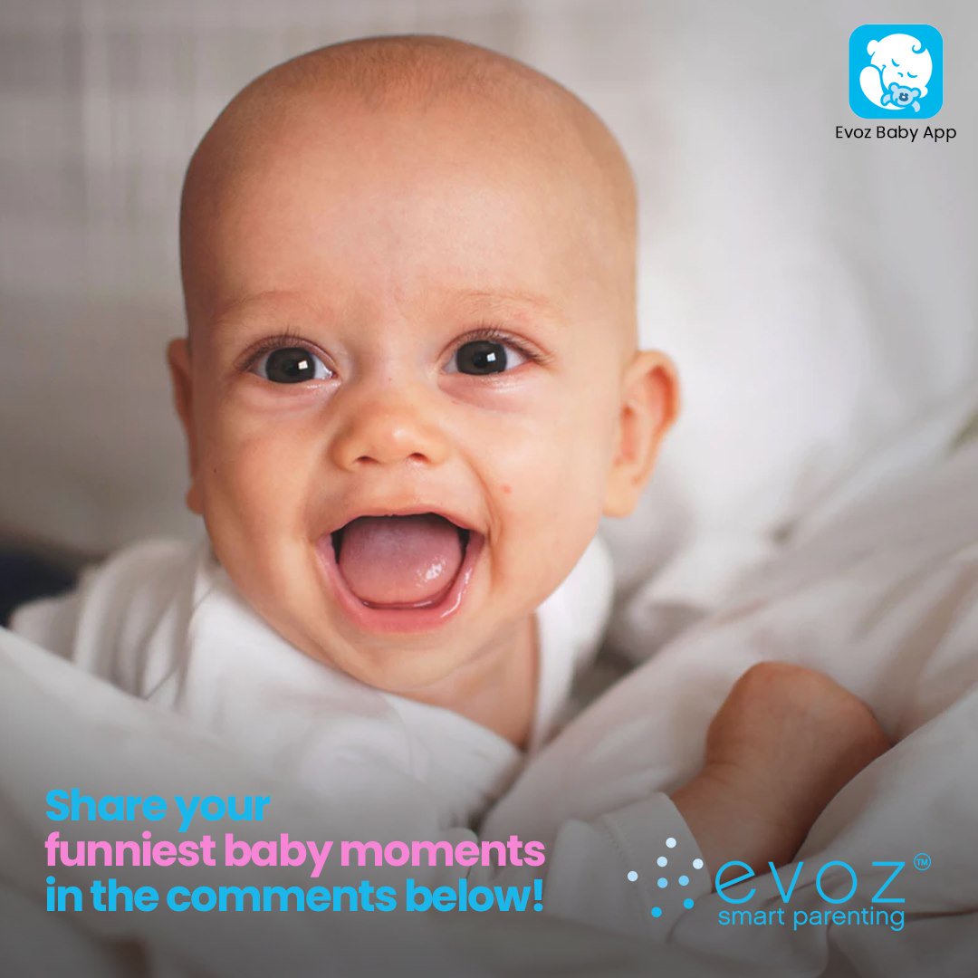 EvozBaby's tweet photo. Aren't baby stories the best kind of stories?
What's a funny moment that you had with your baby recently? Share and spread the love! 
Learn more about Evoz:  https://t.co/onJSq8Wneq  (now on sale in https://t.co/Wx2WLFvuh5!) https://t.co/dSlgkx21id