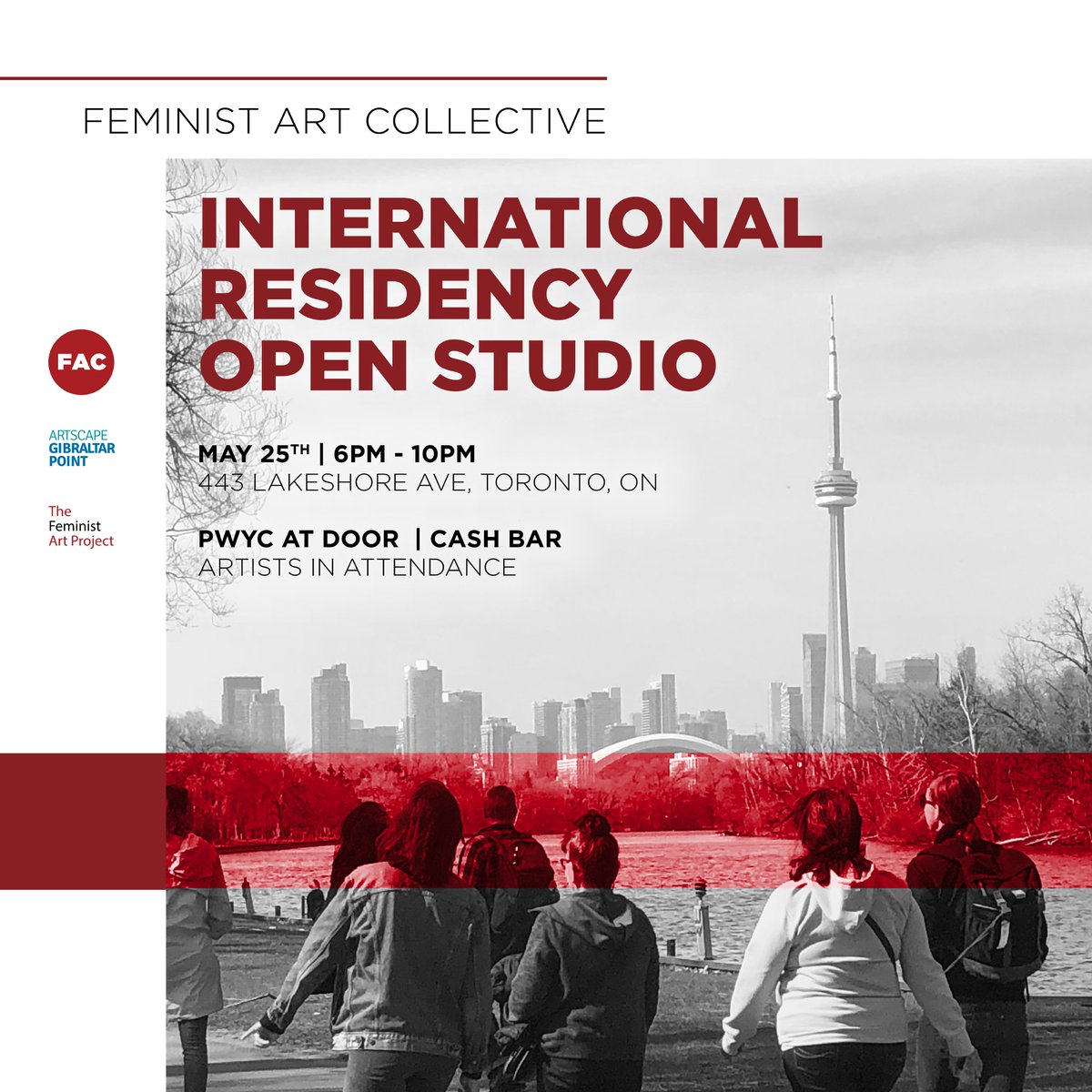 TorontoFAC's tweet photo. Come out to the FAC Residency Open Studio and Exhibition! Sat May 25, 6:00-10:00 PM at Artscape Gibraltar Point. Event details here: https://t.co/jni1Dmlj4v …  @gibraltarpoint #FACRES19 #feministartists #feministartresidency #Toronto #TOarts #TorontoArt #TorontoEvents https://t.co/N4OCsjV6NI