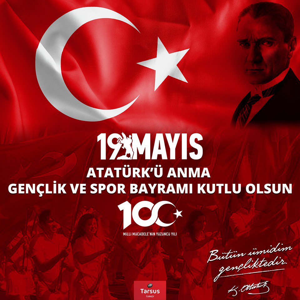 RewIstanbul's tweet image. 19 Mayıs Atatürk'ü Anma Gençlik ve Spor Bayramı Kutlu Olsun.
#19Mayıs
