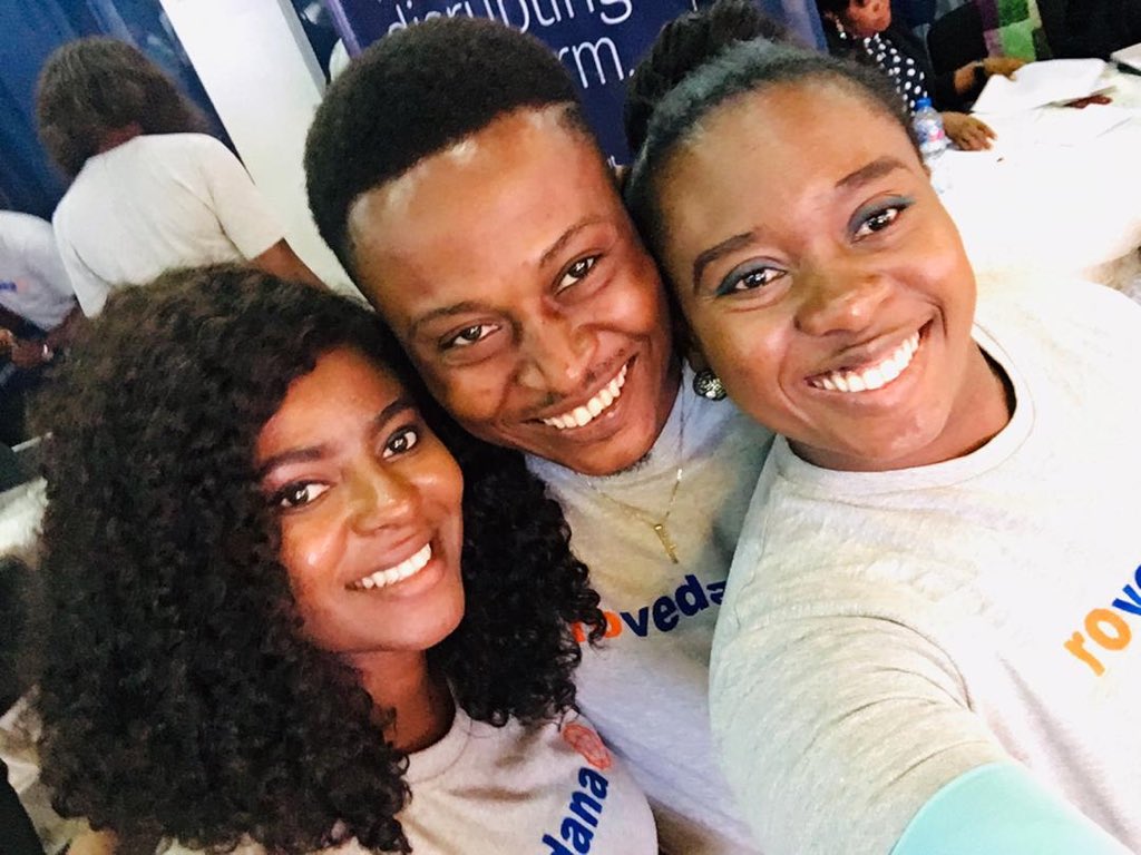 rovedanaHQ's tweet photo. More pictures from the Lagos Career Fair. Check out our beautiful faces ☺️🤩😌 #roteam #roRangers https://t.co/uUaJS2R513