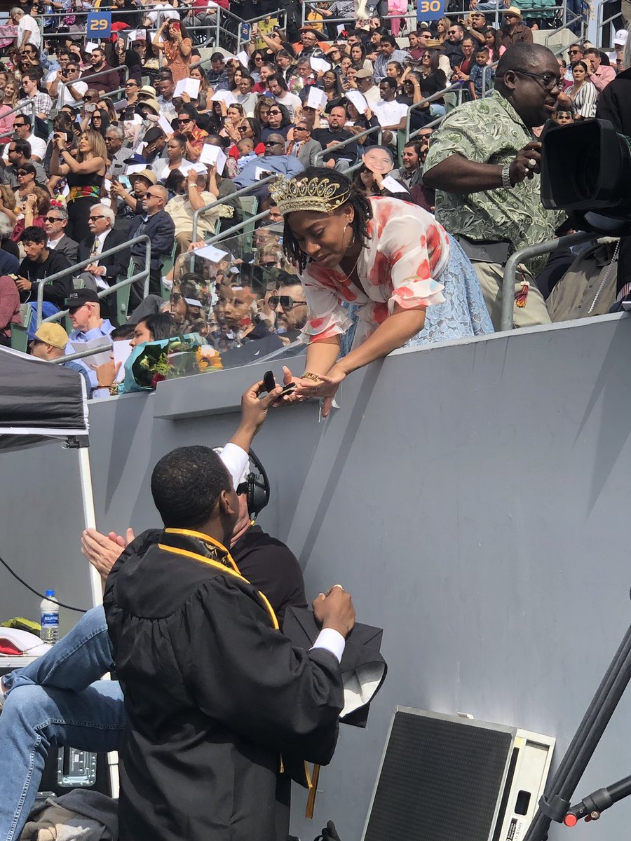 MSA_CSUDH's tweet photo. Congratulations to @ph3r0ah and @qu33n_nativ3 on your engagement! #shesaidyes #blacklove #csudhgrad19 #gotoros https://t.co/eApmfbkQWf
