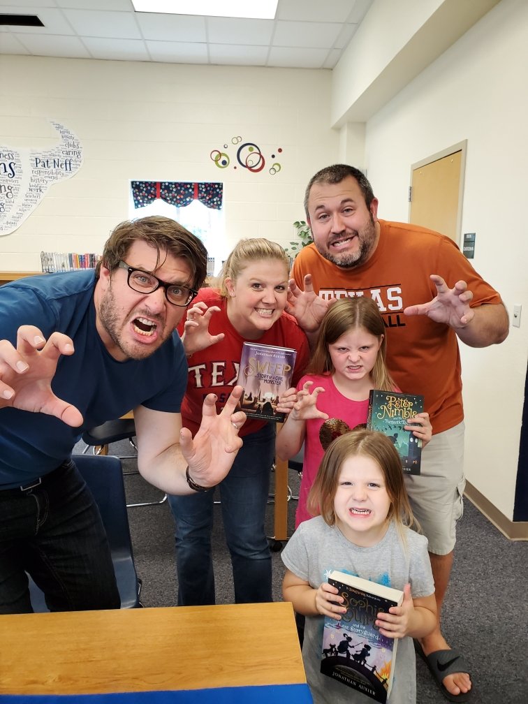 Matt Scherwitz (@mattscherwitz) on Twitter photo Family and I got to meet author <a href="/JonathanAuxier/">Jonathan Auxier</a>, what do you think of our monster faces? #NISDStoryfest19 <a href="/NISDLosReyes/">Los Reyes Elementary</a> #losreyeslife Family and I got to meet author <a href="/JonathanAuxier/">Jonathan Auxier</a>, what do you think of our monster faces? #NISDStoryfest19 <a href="/NISDLosReyes/">Los Reyes Elementary</a> #losreyeslife