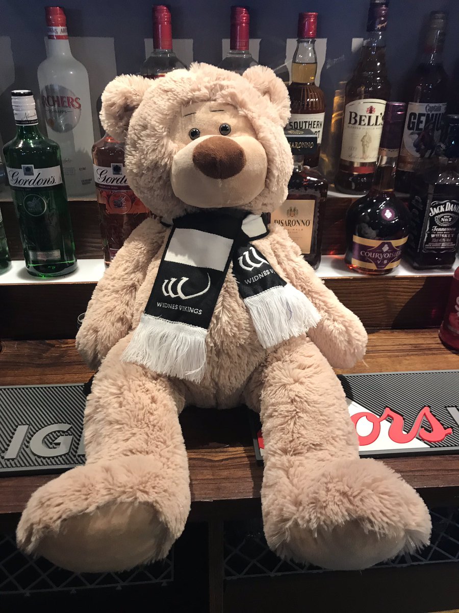 Ted has arrived! Ready to be named tomorrow 😊 <a href="/WidnesRL/">Widnes Vikings</a> <a href="/WISSL_RL/">WISSL_RL</a> #namethebear #SummerBash2019 #blackpool #VikingInvasion