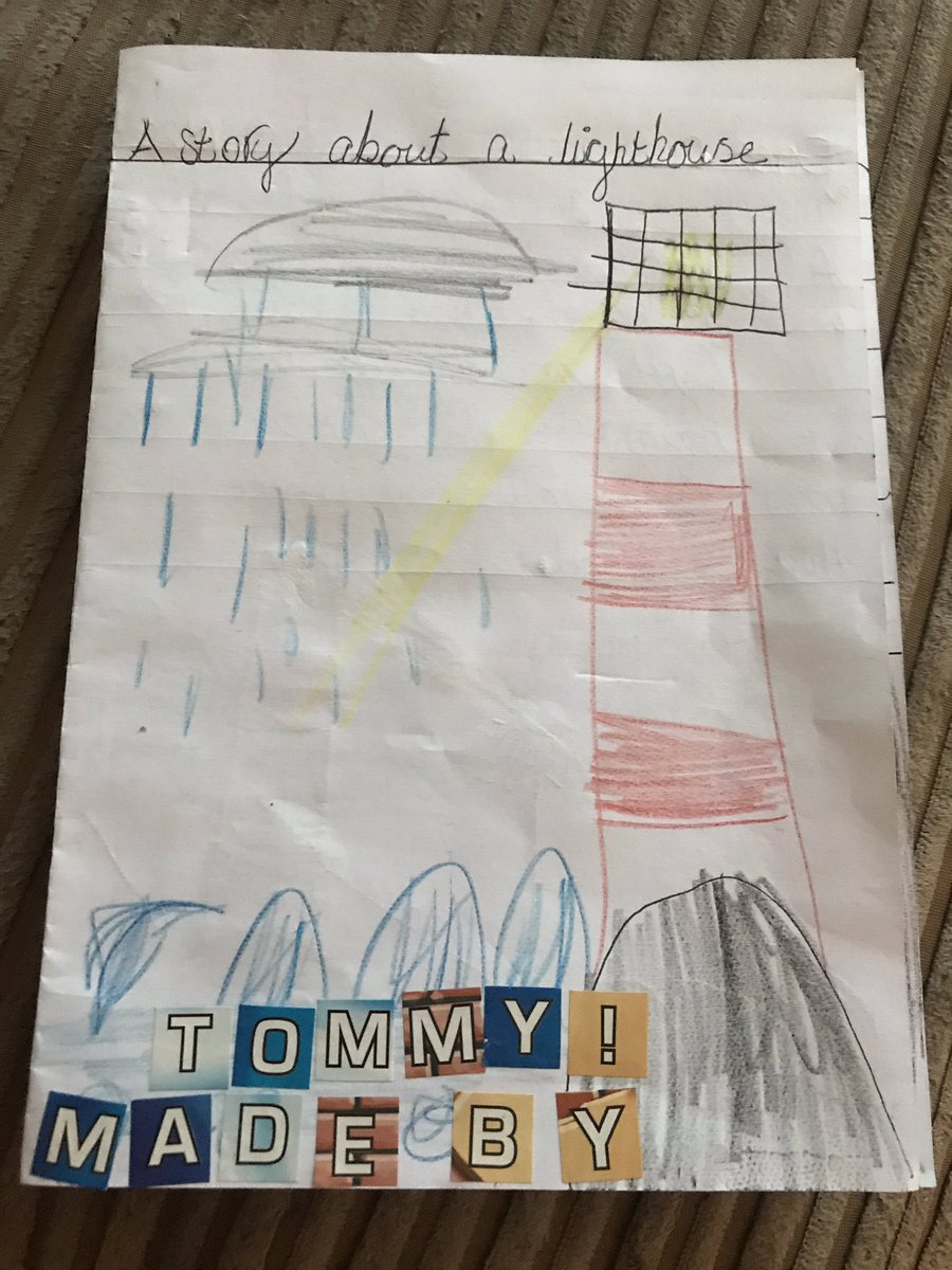 Bethan_Southern's tweet photo. My 6 year old has spent 2 days writing his second book. I love his determination, imagination and spark! Yes, there are little mistakes but he’s 6 and a boy and I’m not about to quell his enthusiasm! He’d love if any authors (or anyone!)wanted to comment on it! Please RT 🥰❤️ https://t.co/iwNGyC8hPC