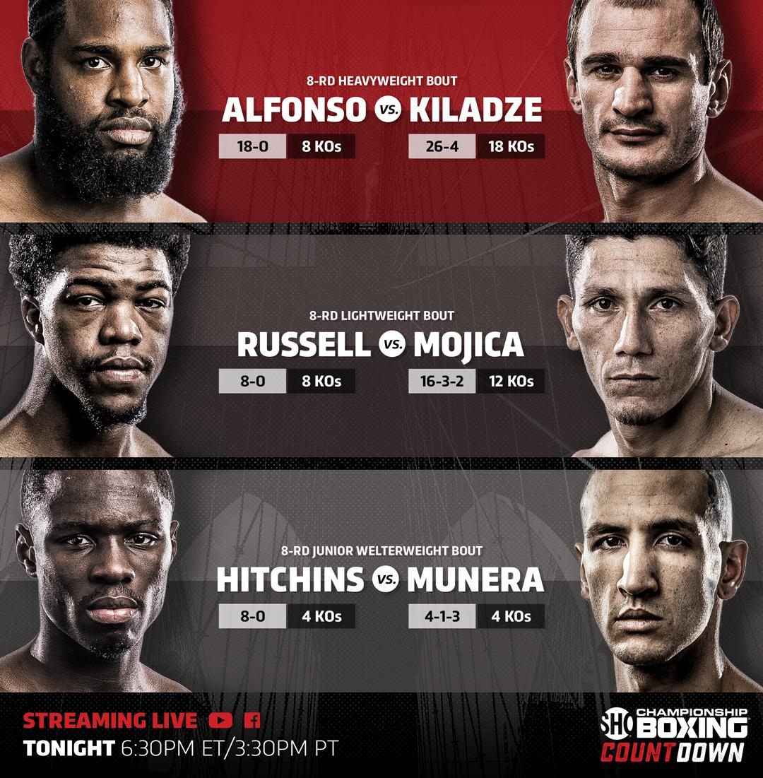 Showtime Boxing Tonight Fight Card ImageFootball