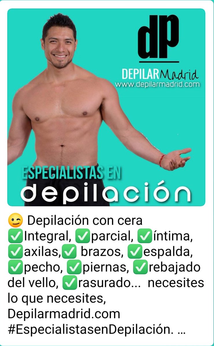 DepilarMadrid's tweet photo. No esperes al verano para depilarte, este es el momento ideal para hacerlo... https://t.co/hLtXwD2wM4