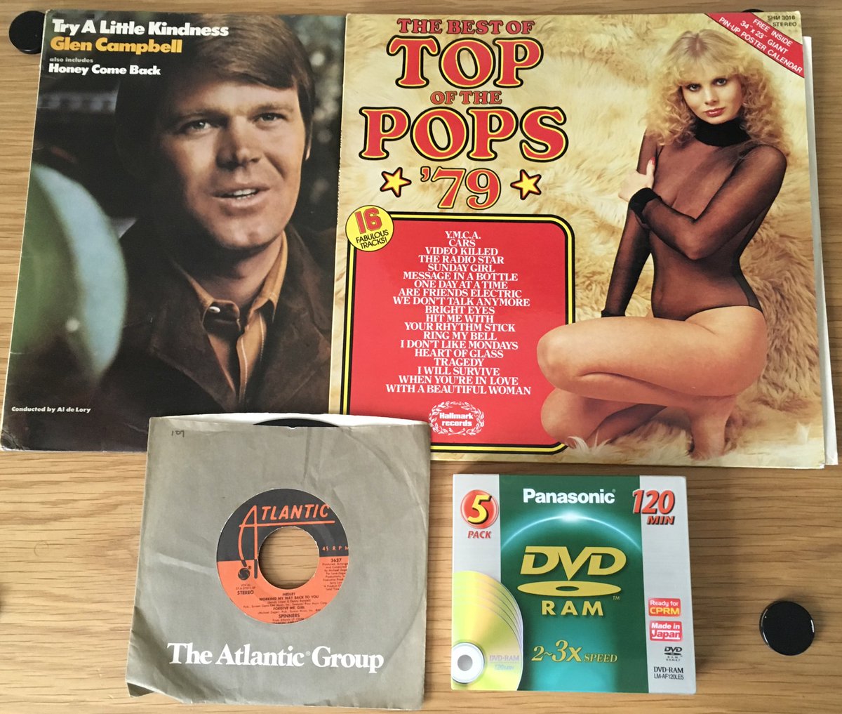 andyAVAVsystems's tweet photo. Been another bad week in #Chazzas
Nothing,til quick pop in on the way past,wouldnt normally visit this one on Saturday
Always pick up DVD-RAMs,especially for Β£1
TOTP still has the Poster,intact&mint condition,will replace current copy.Guess best not post picture of it these days https://t.co/YEycuOd9lw