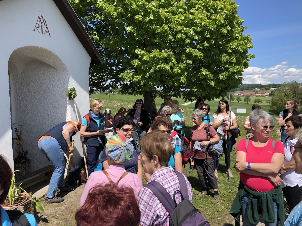EderCakl's tweet photo. Neben all den hochpolitischen Themen gehen wir auf spirituellen Wegen. Gerade heute notwendig! Frauenpilgern der Kath Frauenbewegung OÖ https://t.co/ZvCPhC8kvz