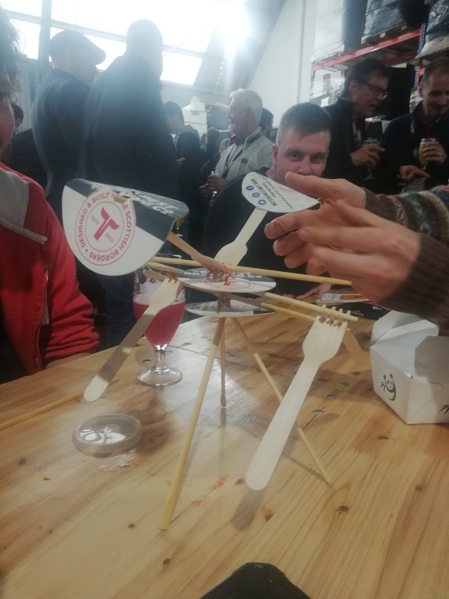 TomDuffinPhotos's tweet photo. #tempestspringfest @TempestBrewCo excellent beer fest art installations going on @CreativeScots https://t.co/L6Hbc9B4X1