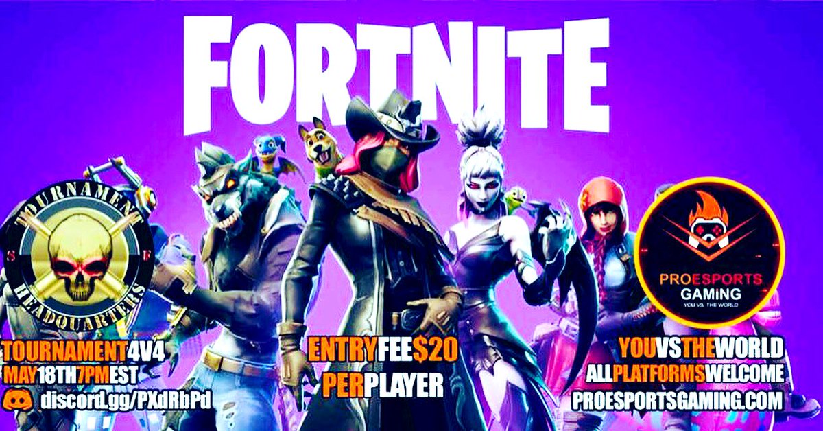 ITz_Hexxed's tweet image. #ProEsportsGaming #Fortnite #Tournament is just a few hours away get registered now discord.gg/PXdRbPd and grab your Event Ticket proesportsgaming.com/livelobby/tour… @You_vs_TheWorld @RedEye_DeadEye @kidfamou5 @GiJane420_ @SFTourneyHQ @SweeetTails @JadedMermaidTTV @YoungDefend @JLUX100