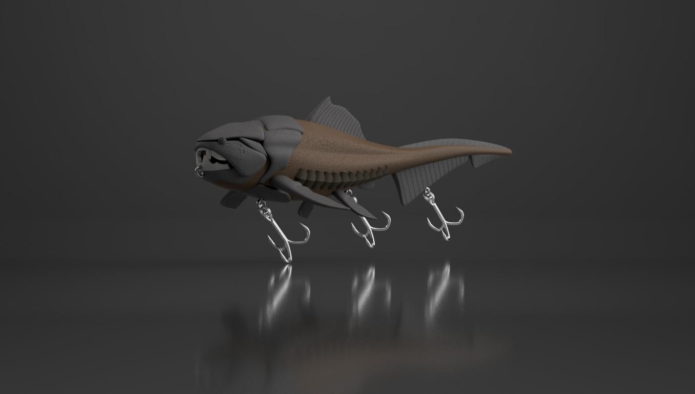 Nezimakidori 車見つかりました 平成から令和をまたいでモデリングしてきたダンクルオステウスがこちらになります もうルアーでもなんでもないです おやすみなさい W ノ 3dprinting Fusion360 Fishing 3dプリンター ルアー 3dgan