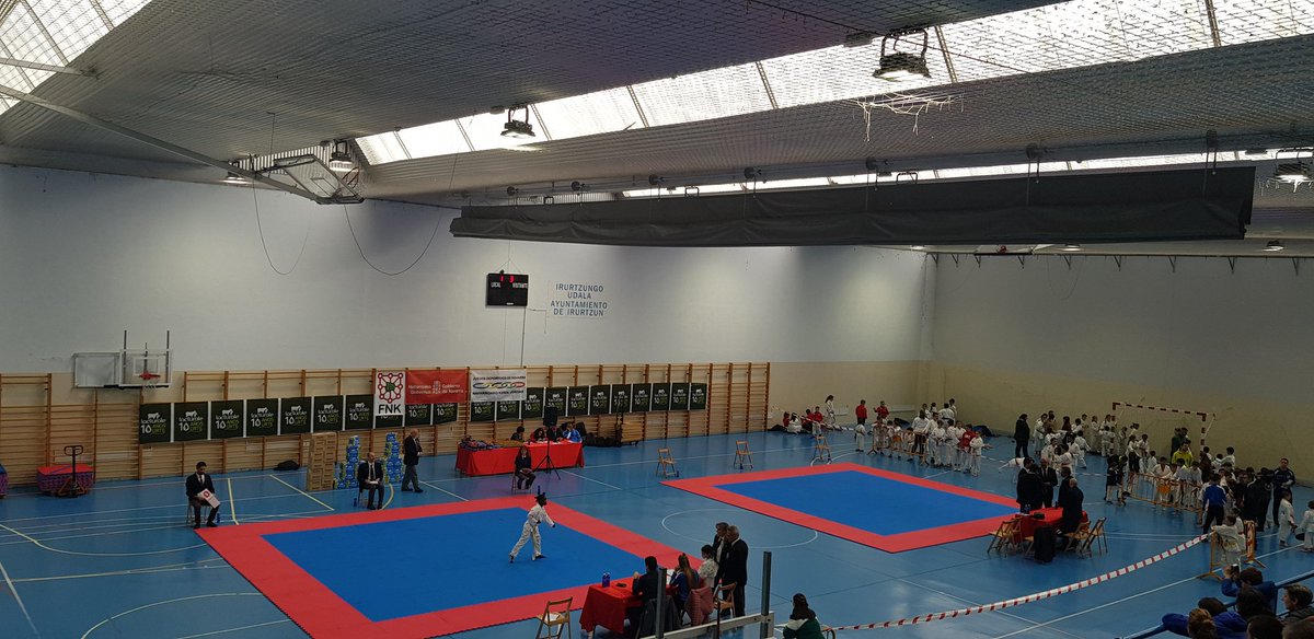 Karate txapelketa. Campeonato de karate. <a href="/Leche_Lacturale/">Lacturale</a> <a href="/KarateNavarra/">FNKarate</a> #irurtzun