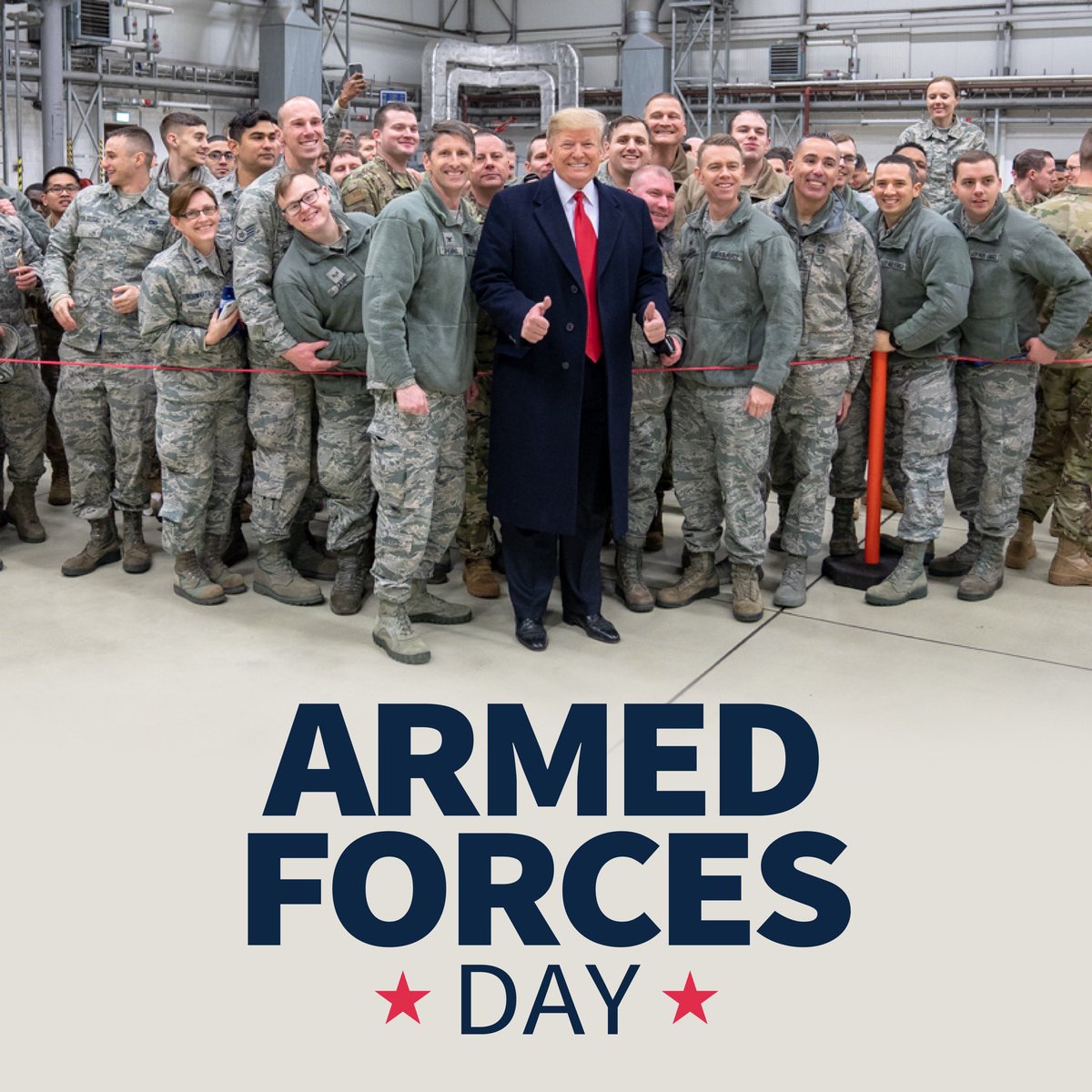 Our courageous and vigilant Armed Forces safeguard the blessings of liberty for us and for future generations by selflessly answering the call of duty. Today, and every day, we acknowledge and celebrate all who proudly wear our Nation’s uniforms! 45.wh.gov/b5uNuT