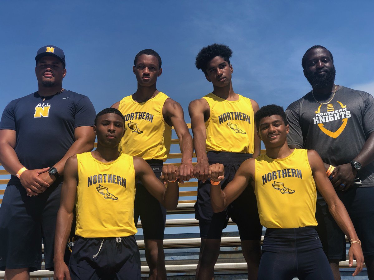 Coach_Wilson27's tweet image. You're @KnightsNHS 4x100 team! Finished 6th at the 3A State Championship meet! 
#NCHSAATRACK #Knightspeed