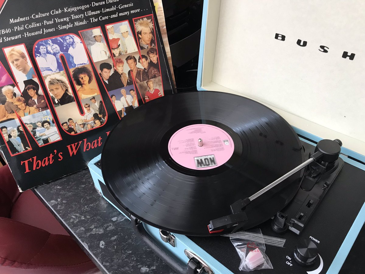 lynnesquires's tweet photo. Itโs been a while since vinyl has been played round at ours. Back to the 80s we go then #retrobirthday https://t.co/jvy1VAmFpB