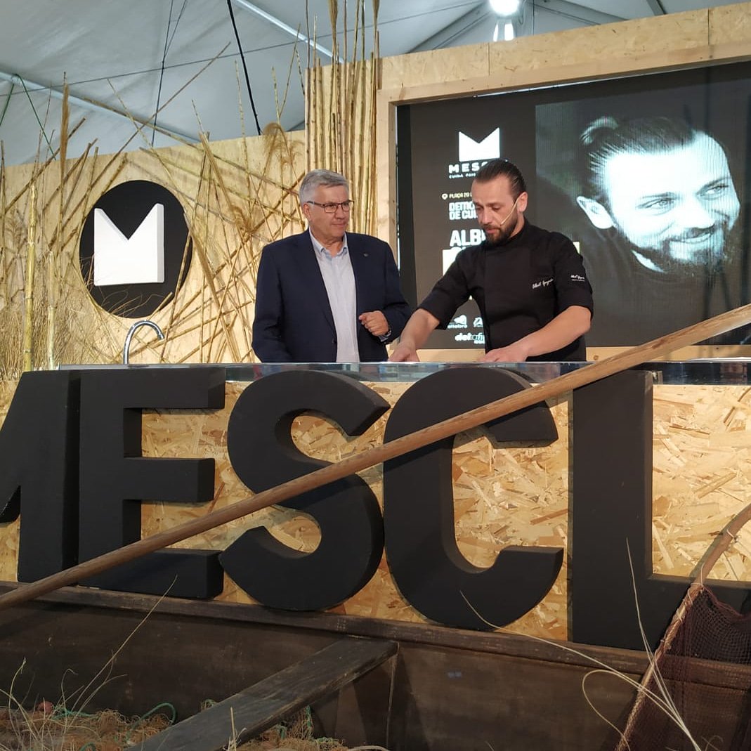 👨‍🍳 Grans xefs de les nostres terres, com són Albert Guzmán, Hèctor Roda i Ladis Alcalà, estaran aquesta tarda a #Mescla19.