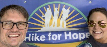 AFSPchristopher's tweet image. Great day for a Hike #StopSuicide @afspnational @AfspArkansas